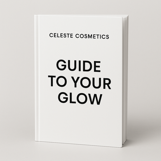 "Celeste Cosmetics Guide to Your Glow,"